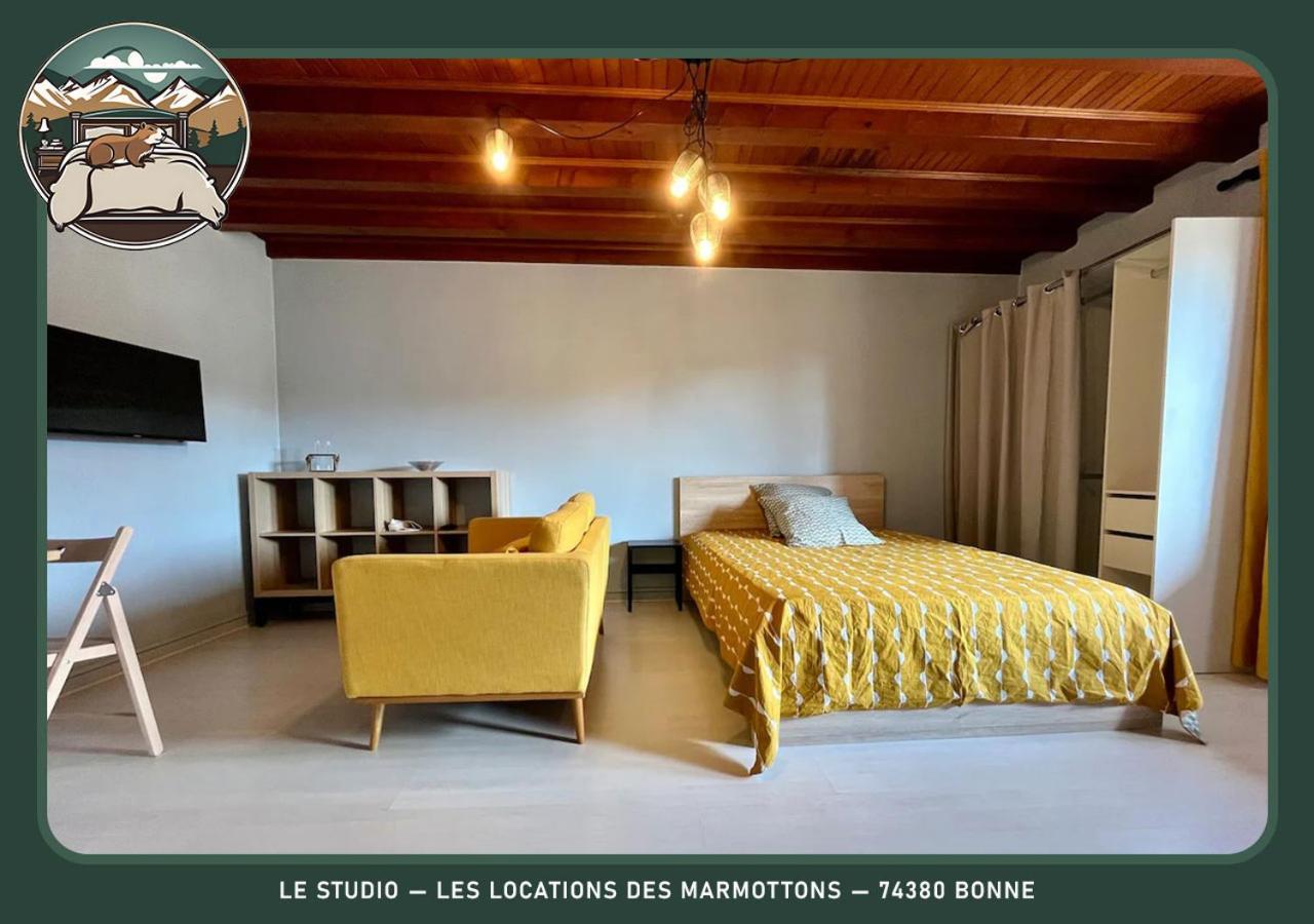 Logements Des Marmottons - Coeur De Village A Bonne-sur-Ménoge Exteriör bild